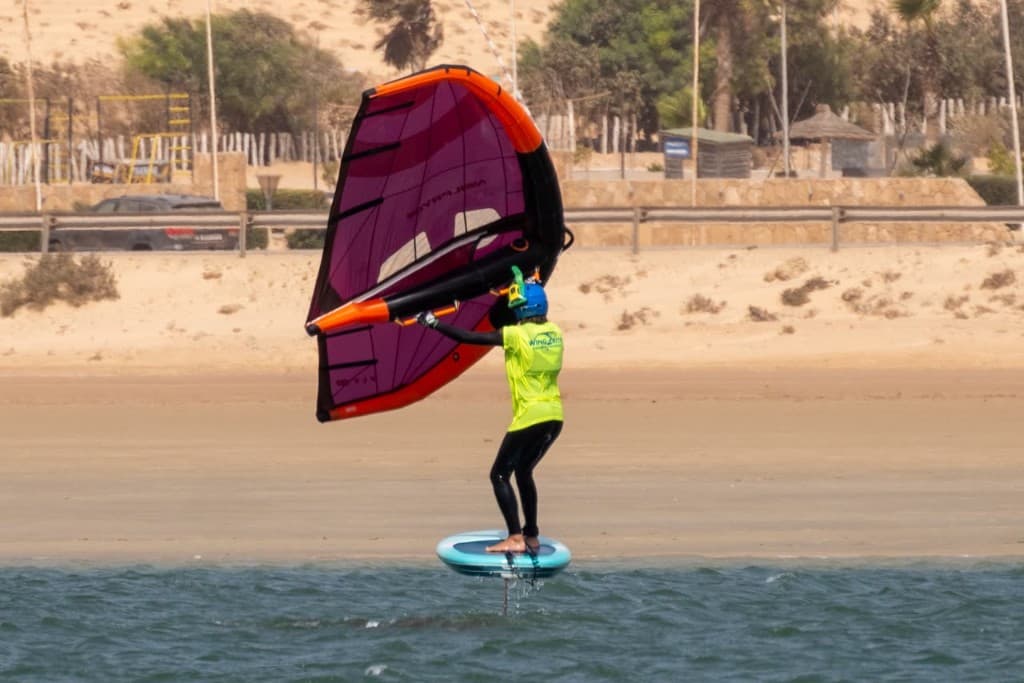 Wingfoil session